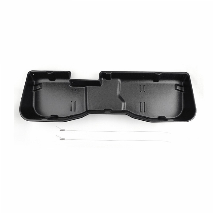 Car storage box under the rear seat for the Chevrolet sorod and Gmc sierra 2007-2018