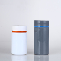Bouteilles de conteneur de comprimés de capsules de pilules en plastique PET de 100ml 150ml pour les médicaments d'emballage de suppléments pharmaceutiques