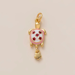 Ciondolo in lega di mare oceano animale tartaruga stella marina conchiglia elementi conchiglia - Product Image 4