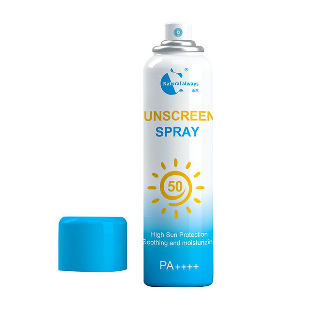 Hot Selling SPF 50+ UVA UVB Protection Hydration Water Sunscreen Spray FACE and Body Care