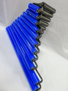 <span class=keywords><strong>Rodillo</strong></span> adhesivo de silicona azul de 4 pulgadas-Eliminador de polvo reutilizable para limpieza de PCB con mango de plástico - Product Image 5