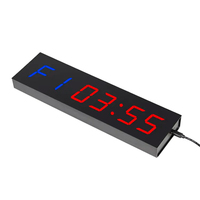 Pabrik produsen 1.8 inci plastik LED Digital Gym Stopwatch layar besar jam olahraga elektronik pelacak waktu pemantauan