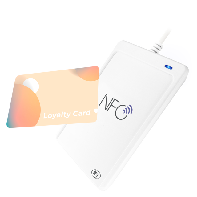 NFC Contactless Smart Access Control Card Reader ACR1552U USB 13.56MHz ISO14443A ABS Material 5-10cm Read Range for Support