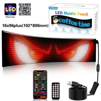 Pantalla de publicidad de camión LED grande Devil's Eye, tira inteligente dinámica para programación de aplicaciones Bluetooth, conectividad USB IP65, 2 paquetes