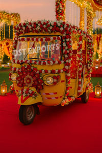 สกู๊ตเตอร์ไม้สีสันสดใสสไตล์ดั้งเดิมและทันสมัย น้ำหนักเบา สำหรับตกแต่งงานแต่งงาน ของตกแต่งทางเข้า DSTEXPORTS - Product Image 5