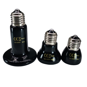 25W 50W 75W 100W 150W 200W Infrarouge 75mm Diamètre <span class=keywords><strong>Lampe</strong></span> <span class=keywords><strong>Chauffante</strong></span> en Céramique <span class=keywords><strong>pour</strong></span> Animaux Émetteur de Chaleur - Product Image 6