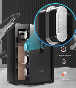 Cassaforte Domestica Intelligente in Metallo, Mini Cassetta di Sicurezza per Ufficio, per Denaro e Oggetti di Valore, con Password e Impronta Digitale - Product Image 4