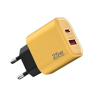 Pengisi daya USB 25W PD 3.0, adaptor pengisian daya cepat untuk ponsel USB C termasuk kamera industri penggunaan Laptop