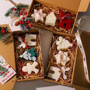 Vela Aromática Decorativa para Escenarios Festivos, Hecha a Mano, con Diseño de Árbol de Navidad Nórdico, de Cera de Soja, Regalo Creativo - Product Image 3