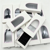 Extensions de cils volume en PBT coréen noir mat effet velours, en plateau, du fournisseur Cashmere Silk