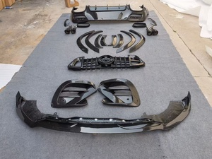 Kit carrozzeria di alta qualità per <span class=keywords><strong>Mercedes</strong></span>-Benz GLE63 53 450 coupé Upgrade <span class=keywords><strong>B</strong></span> stile diffusore anteriore labbro posteriore sopracciglio in fibra di carbonio - Product Image 4