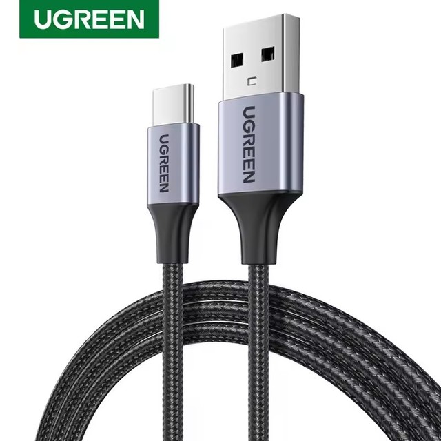 UGREEN 3A USB C Cable 5Gbps Data Transfer Type C Cable Fast Charging Nylon Braided Data Cord for Android iPhone 15 Samsung