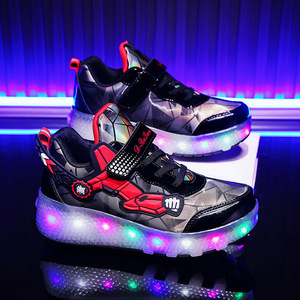 Heely Shoes Double Wheel Flashing Roller Skates For Kids Pink Color With Led Lights - Product Image 4