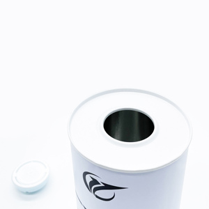 Boîte en fer blanc ronde de 1L pour huile moteur, impression offset personnalisée, surface laquée, pour l'emballage du liquide de frein - Product Image 6