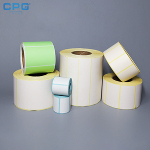 Custom Logo 60x40mm Thermal Barcode Labels Clear Printing Retail Distribution Direct Thermal Label <b>Rolls</b> - Product Image 1