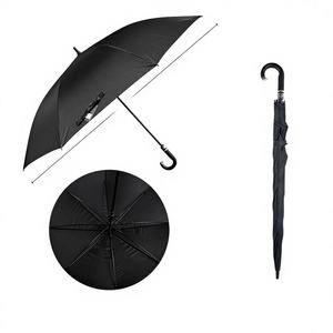 ร่มเดินทางอัตโนมัติสีดำขนาด 85 ซม. 36 ชิ้น/กล่อง โครง 8K แบบพับสามตอนและแบบตรง ฟังก์ชั่นเปิดอัตโนมัติ รุ่น 376237 - Product Image 1