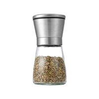 Moulin à Poivre Manuel en Acier Inoxydable pour Cuisine, Broyeur d'Épices pour Sel Marin, Poivre Noir, Assaisonnement BBQ – Vente en Gros Direct Usine