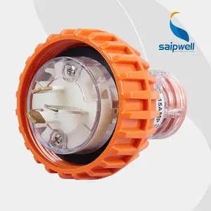 Saipwell/saip avrupa standart fiş IP67 endüstriyel erkek fiş uluslararası standart su geçirmez fiş