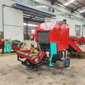 Machine d'emballage rétractable d'herbe à moteur diesel Mini presse à balles d'emballage d'ensilage de foin à vendre - Product Image 5