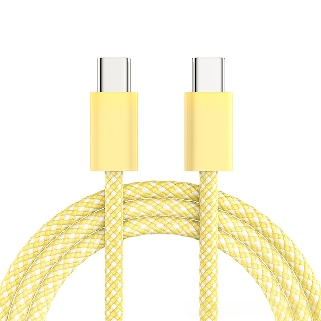 Low Price Customized Lightweight USB C to C 3A Fast Charging Braid Eco-Friendly Data Cable for Mobile Phone and Camera