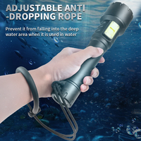 Lampe de poche submersible étanche IPX8 sous-marine avec chargeur USB lampe de poche de plongée 1000/4000 lumens lumière de plongée plongée sous-marine