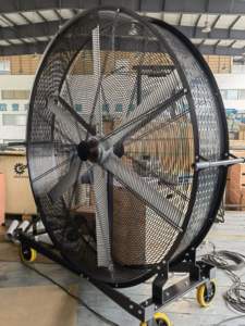 Ventilador Móvil de CC Sin Escobillas de Alta Eficiencia y Bajo Ruido de 57 Pulgadas, Ventilador PMSM para Gimnasio Interior - Product Image 3