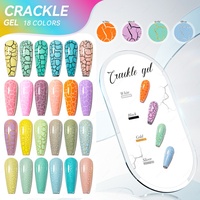 JTING Vernis à ongles effet craquelé unique et populaire, 18 couleurs, haute pigmentation, kit de vernis à ongles craquelé, OEM, personnalisation privée