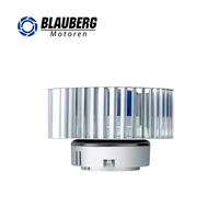 Ventilateur centrifuge à rotor externe Blauberg 160 mm AC, moteur EC, IP55 étanche, 230 V, pales en alliage d'aluminium, conduit d'admission simple