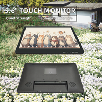 15.6 ''écran intégré industriel ordinateur bord étroit moniteur tactile industriel IP65 écran LCD à coque plate nouveau DVI USB