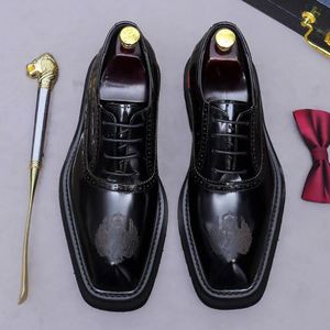 Zapatos de Hombre de Lujo de Diseñador, Novedad 2025, Superventas, Estilo Británico Niuli, Casuales de Negocios, con Suela Gruesa, Formales, Transpirables y Ligeros - Product Image 1