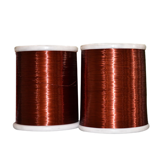 Enameled Magnet Insulated Copper Wire Brown Customized Size ODM Brand Transformer Use Electric Motor Winding