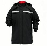 Parka Larga Acolchada de Poliéster Tejido para Invierno, con Capucha y Cierre de Cremallera, Diseño Cálido y Resistente al Frío