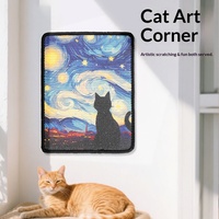 Rascador para Gatos de Sisal con Diseño Personalizado, Montaje Vertical en Pared, Almohadilla Rascadora para Gatos Libre de Polvo, Juguete Rascador para Gatos Personalizado OEM