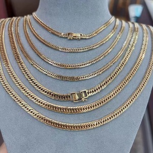 도매 골드 우반 링크, 로프 체인 10K 14K 18K 금 목걸이 남녀 공용 - Product Image 2