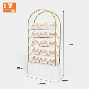 Giá để túi xách thiết kế tùy chỉnh, giá trưng bày túi xách nữ, quầy trưng bày túi xách cho cửa hàng thời trang - Product Image 6