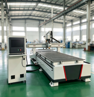 Máquina CNC de doble hilera y doble proceso MK 2060 para anidamiento, router CNC industrial para corte de madera, equipo para fabricación de muebles al por mayor