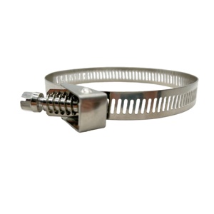Collier de serrage réglable à dégagement rapide en argent poli de type américain pour fixation de capuchon de <span class=keywords><strong>cheminée</strong></span> - Product Image 3