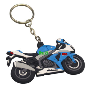 Thân Thiện Với Môi Tùy Chỉnh Hình Dạng Xe Tải Mềm PVC Cao Su Keychain/Key Tag Nhựa Móc Chìa Khóa Với Kim Loại Keyring - Product Image 2