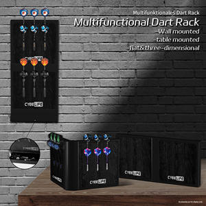 Cyeelife Dart Holder <span class=keywords><strong>Support</strong></span> mural en plastique combinable pour 12 fléchettes en acier/pointe souple - Product Image 4