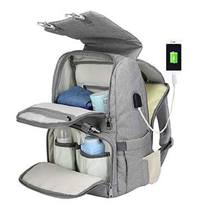 BSCI Factory Diaper <b>Bag</b> Backpack for Mom&Dad,Large Capacity Multi-Function Nappy Travel Designer <b>Nursing</b> for Baby Care - Product Image 4