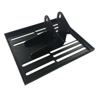 Pièces de pliage d'estampage de revêtement de poudre de tôle et pièces de découpe laser en métal pour les composants de fixation de montage d'équipement