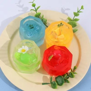 Creative Refreshing Summer Fruit Soda Cup <b>Squishy</b> <b>Toy</b> Sticky Stress Relief Gift for Kids Adults Relax Time Decompression <b>Toys</b> - Product Image 2
