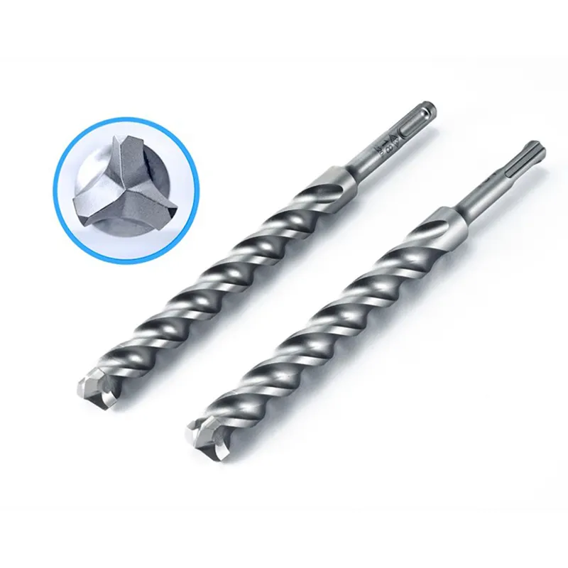 "Full tungsten steel head Full Carbide Tip SDS-Plus Hammer Drill Bit (3 cutter) 3.0mm for Ceiling special Full tungsten steel h