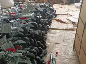 <span class=keywords><strong>Roue</strong></span> de remorque GO TRAILER 1200 LBS 6 pouces en nylon, <span class=keywords><strong>roue</strong></span> <span class=keywords><strong>jockey</strong></span>, poignée moulée par pulvérisation, cric de remorque à <span class=keywords><strong>roue</strong></span> unique pour remplacement/<span class=keywords><strong>réparation</strong></span> - Product Image 4