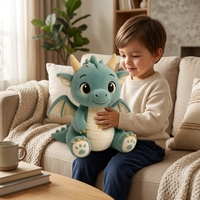 Niedlicher Roboter-Plüschdrache Kreatives Spielzeug Weiche Stoffpuppe als Werbegeschenk für Kinder Monster-Plüschtier