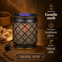 Grosir cahaya hangat tahan lama aroma minyak esensial lilin mencair minyak besi pembakar lilin mencair hangat lilin listrik hangat