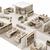 Service de conception de plan de bureau personnalisé, plan d'aménagement d'espace 3D, plan de disposition des meubles pour l'aménagement de l'espace de travail d'entreprise, dessin de conception d'intérieur