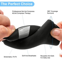 Manchons de refroidissement pour doigts OEM/ODM avec 4 pochettes de glace, en Lycra doux et respirant, pour l'arthrite et la tendinite, utilisables au congélateur et au micro-ondes