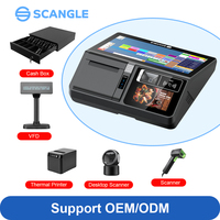Systèmes de point de vente Android Scangle SGT116 avec écran tactile capacitif et imprimante de reçus de 80 mm pour la vente au détail