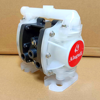 Pompe chimique à diaphragme pneumatique en alliage d'aluminium DN8, résistante aux acides, personnalisable OEM, garantie 3 ans, vente chaude, populaire en Chine